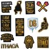 Destiny Rules Embroidery Cloth Sticker Fraternity Chapter Boy Computer Embroidery Label Number Six Letters Patch Sticker Pharaoh Cloth Sticker