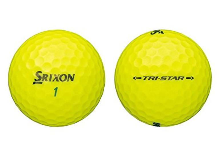 DUNLOP Golf Ball SRIXON Golf Ball 2017 Model 1 Dozen Premium Passion Yellow TRI-STAR (12 Pieces)