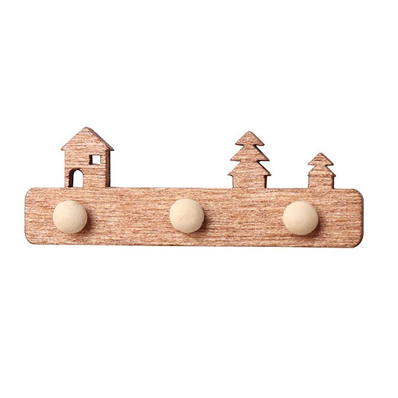 

1/2Pcs 1:12 Dollhouse Miniature Wall Mount Rack Hanging Shelf Storage Stand Wooden Furniture Model DIY Xmas Scene Decor Toy