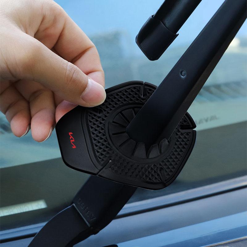 Car Windshield Wiper Protective Cover Dust Wiper Accessories For Kia Ceed Sorento Sportage Niro Optima Picanto Rio Morning Forte K8