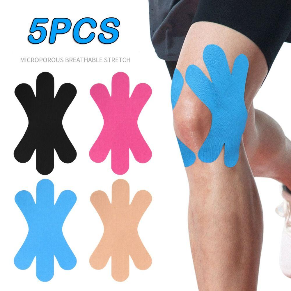 5Pcs Breathable Athletic Tape Waterproof Muscle Tape for Gym  for Fitness Running