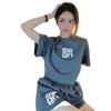 Fashionable Sportswear Set for Women Summer of The Season Trendy Student Short T-Shirt and Shorts Two-Piece Set Short