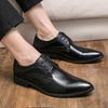 Men's British Style Pointed Toe Leather Brogue Loafers - Formal & Casual Wear