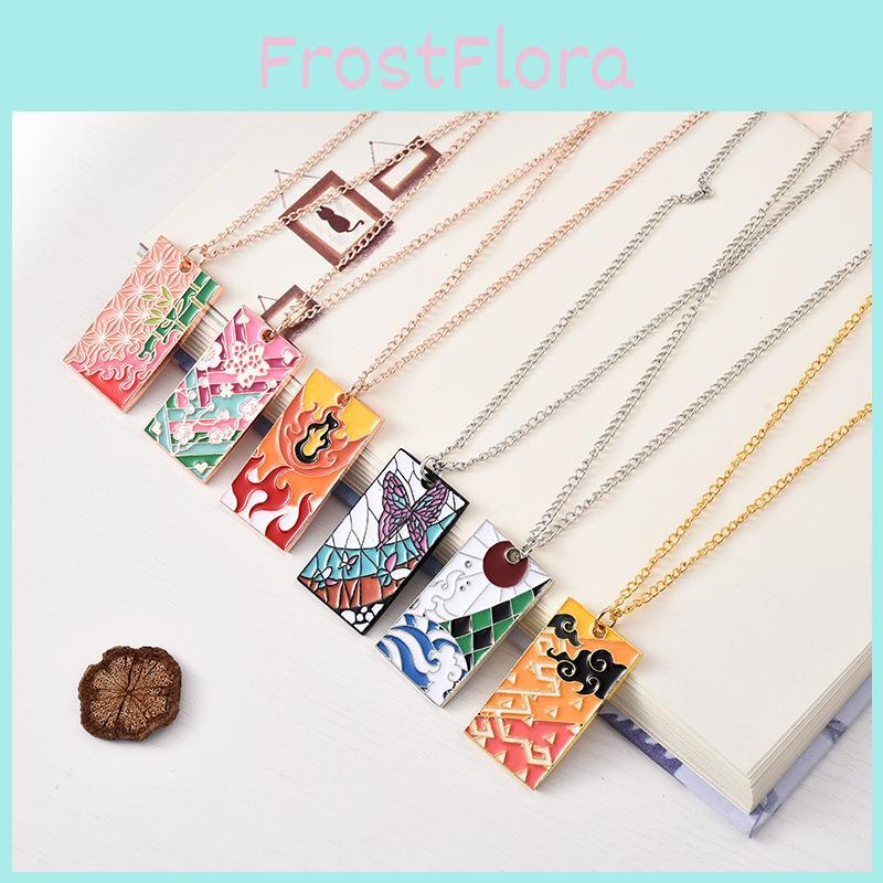 Demon Slayer Pendant Necklace With Zinc Alloy Chain For Men Women