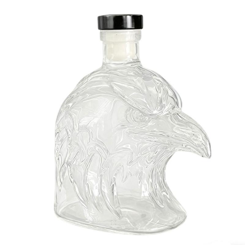

Artistic Bird Design Bourbon Soaking Bottle 350ml Wine Bottle For Liquor Dispensing Gift for Liquor Lover Bar Accessory 1