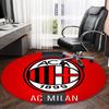 1pc Football Team (7) Print Round Carpet Chair Round Carpet Suitable for Bedroom Living Room Home Decorative Carpet