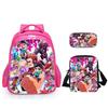 On Wreck-It Ralph Wreck King Three-Piece Set, Wear-Resistant Printed Schoolbag Satchel Pencil Case