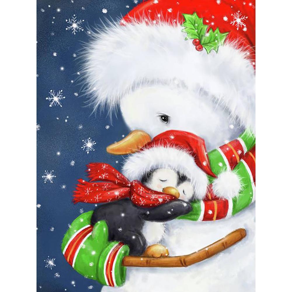 Diamond Painting Christmas Teddy Bear Picture Of Rhinestone Diamond Embroidery Cartoon Mosaic Handmade Christmas Gift