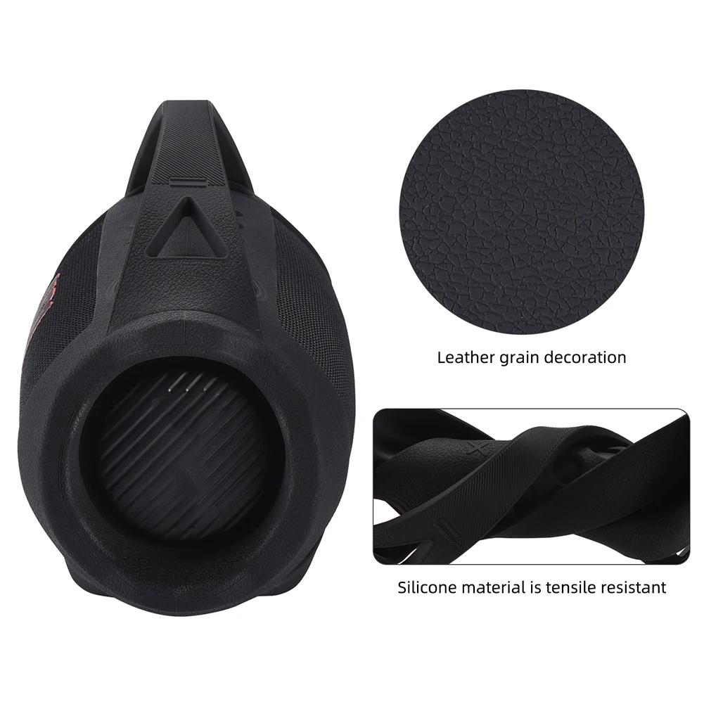 Husă de Protecție din Silicon pentru Boxă Portabilă BT JBL Xtreme 4, Rezistentă la Șocuri, cu Mâner, Husă de Călătorie Portabilă