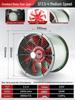 Oil & Moisture-Proof High-Temperature Resistant Kitchen Ventilation Fan, Axial Flow, 220V