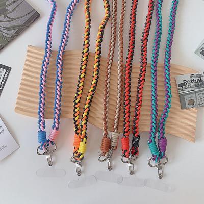 Poate fi purtat în aer liber Alpinism Șnur pentru telefon mobil Curele pentru femei Ornamente suspendate țesute Șnururi anti-pierdere Curea de gât