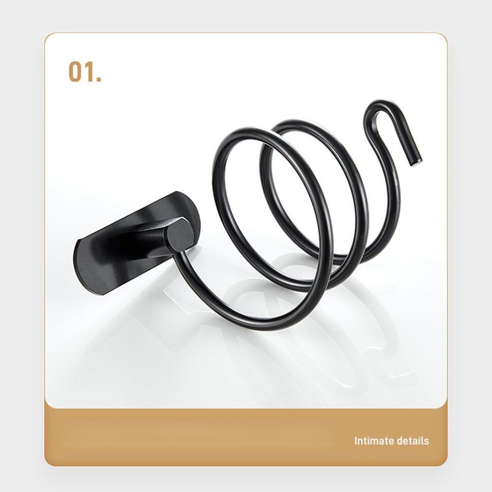 Bathroom&Toilet Punch Free Storage Shelf Hair Dryer Holder Hair Dryer Rack Organizer Tool