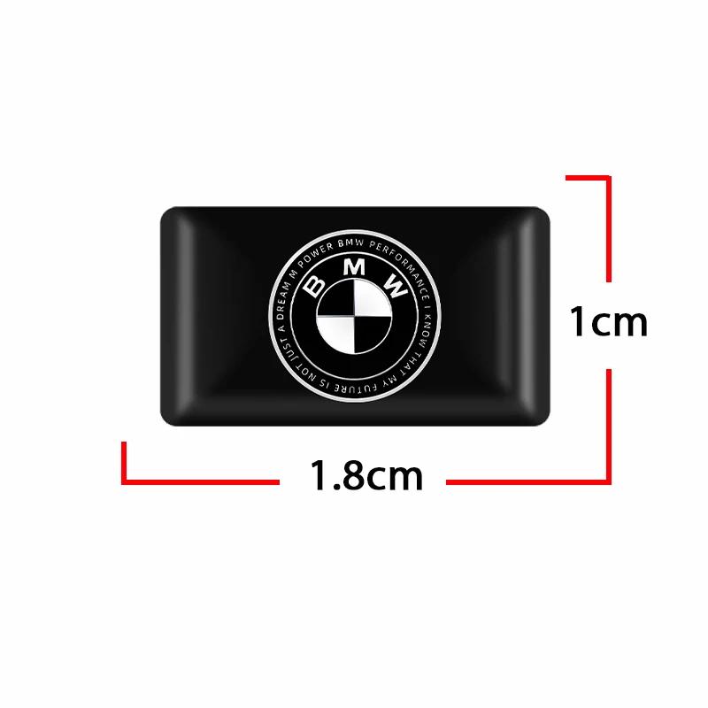 2025 Hot 10pcs Car logo steering wheel sticker Car Epoxy Sticker For BMW 50th Kith M Sticker X1 X3 X4 X5 X6 X7 e46 e90 f20 e60 e