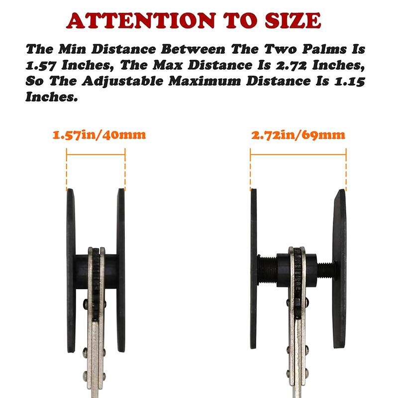 "Car Brake Piston Install Tool with efficient Caliper Spreader & 4 Specialized Hooks included"