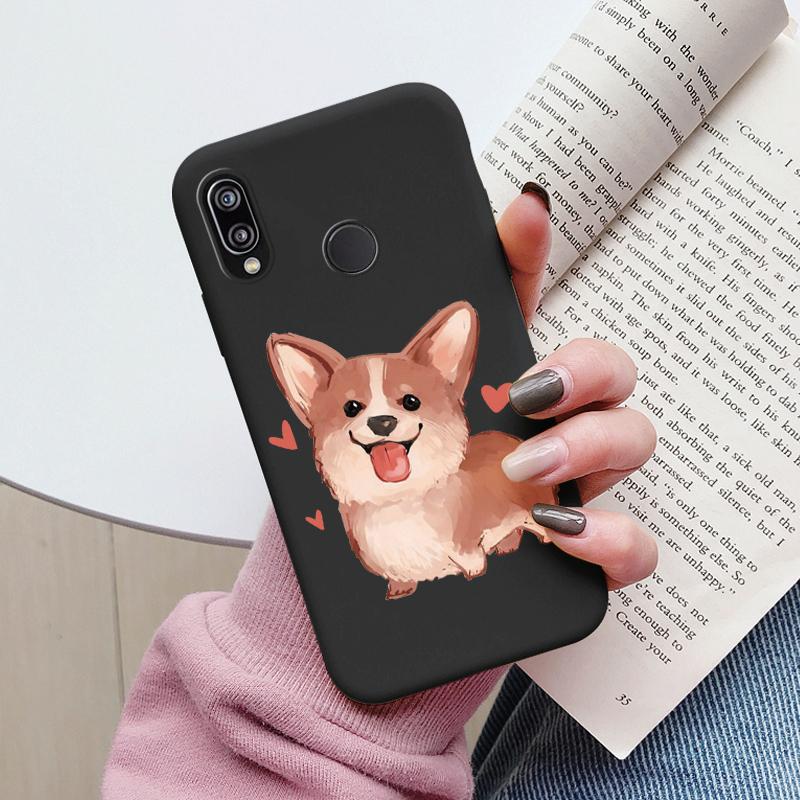 Für Huawei P20 2018 P20 Lite P 20 Pro Hülle Niedliche Cartoons Herz Katze Weiches Silikon Stoßfeste Handyhülle Für Huawei P20 Fundas