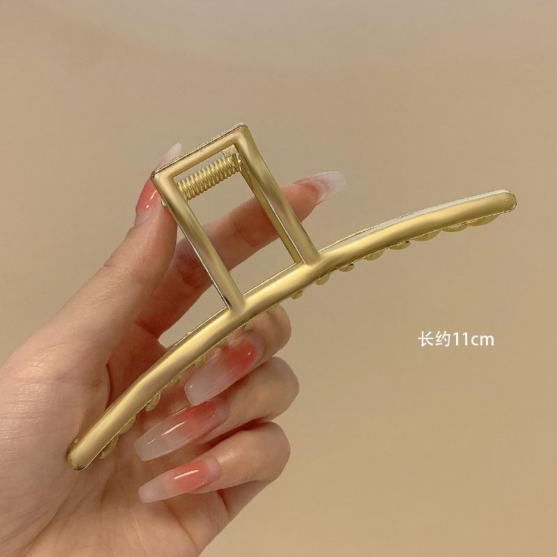 Alloy Womens Back-of-Head Grabber Large High-End Hair Claw Clip Summer 2026 Shark Clip Headpiece Japan and Korean Style