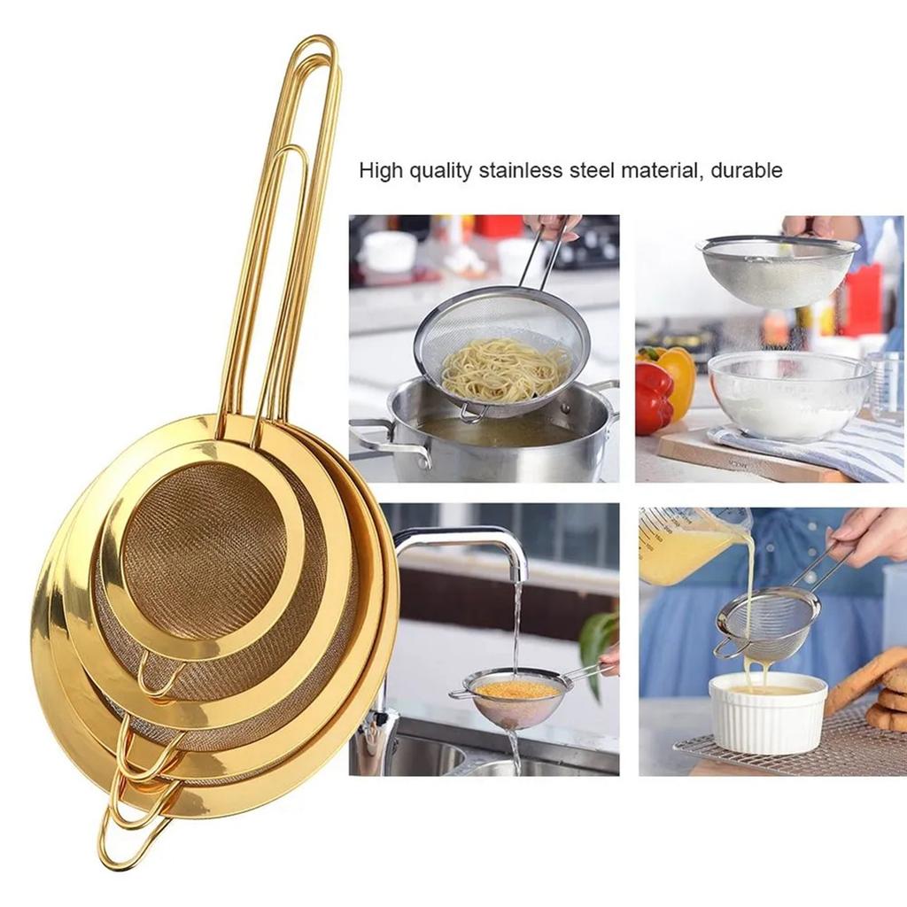 Grease Separator Spoon Skimmer Stainless Steel Spoon Grease Strainer High Quality Long Handled Kitchen Spoon