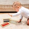 7 Column 5-Bead Wooden Abacus Lightweight Smooth Edge Portable No Odor Children Math Arithmetic Calculating Tool Counting Frame Student Educational