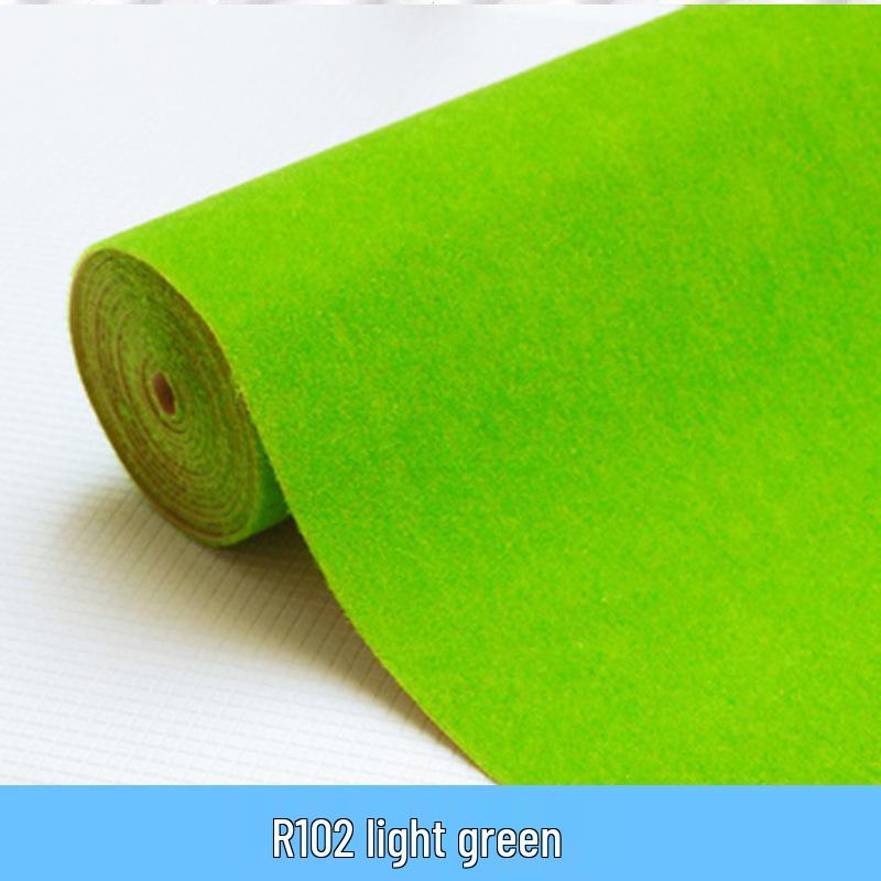 Model Turf Flocked Nylon Lawn: Simulation Grass for Miniature Landscape & Train Scenery