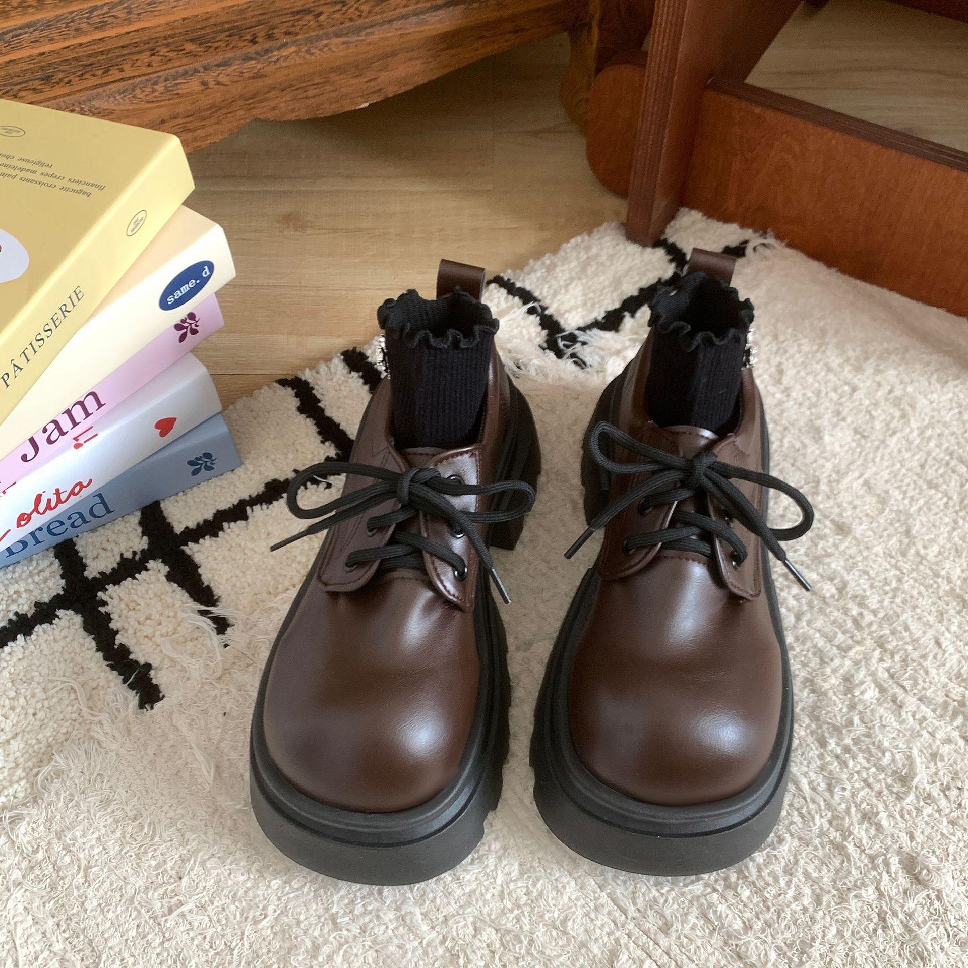 

[Рекомендовано] Этот одиночный туфель настолько красив, он выглядит изящным и удлиняет ноги. Носи это, ты Муза. 40 коричневый