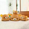New Fat House Party Model Easy Bear Throw Pillow Plush Toy Cute Bear Doll Girl Gift Rag Doll