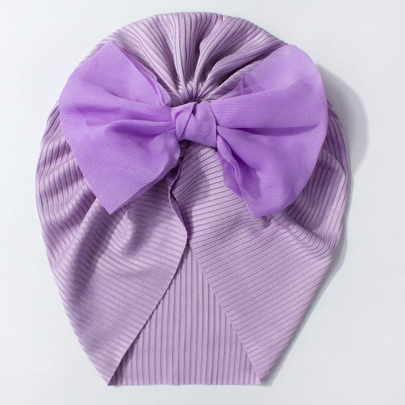 New Children's Hats, Cute Bow Baby Knotted Pullover Hats, Thin Breathable Baby Caps
