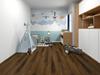 SPC vinyl flooring, solid plank flooring, 5 mm thick, with 0.5 mm thick wear layer, suitable for underfloor heating, area: 2.554 m²