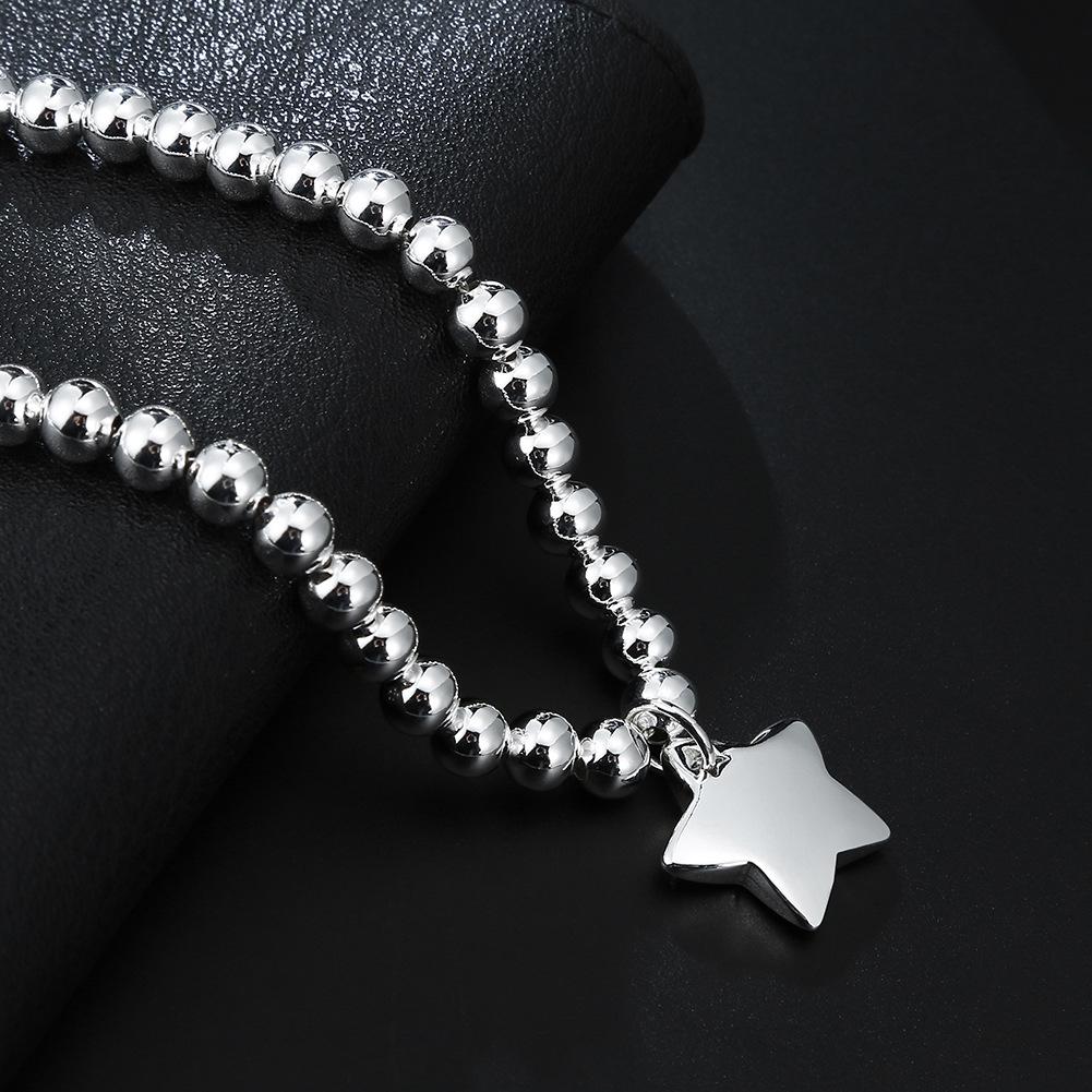 Three-row Chain Jewelry Plated with 925 Silver for Men and Women Chain Bracelet Jewelry