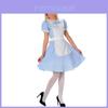 Enchanting Blue Alice Princess Dress For Adults Perfect For Halloween Costume Events
