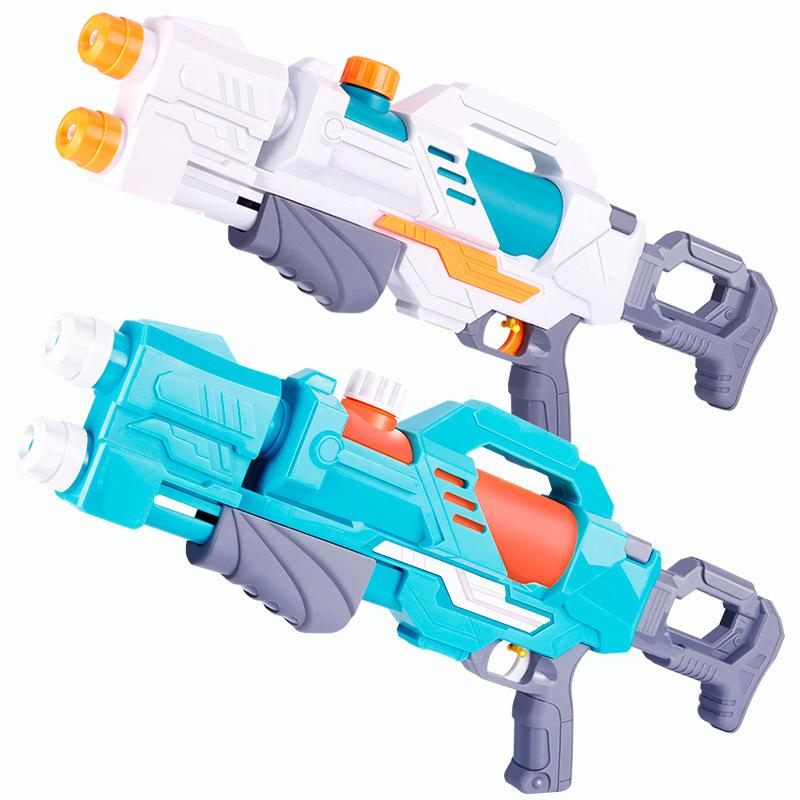 Child Toy Summer Beach Game Outdoor Plastic Realistic Squirt Double Sprinkler Water Guns Toys Kids