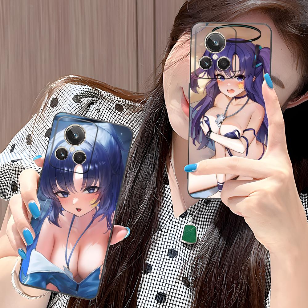 Blue Archive Yuuka Matte TPU Mobile Phone Case for Realme GT 8 Neo Pro C75 73 71 C67 65 C55 53 C35 31 C20 15 Colorful Cover