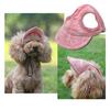 Dog Beach Hat Sun Protection Pet Baseball Cap with Ear Holes Dog Canvas Visor Outfit Puppy Sunbonnet Beach Accessories