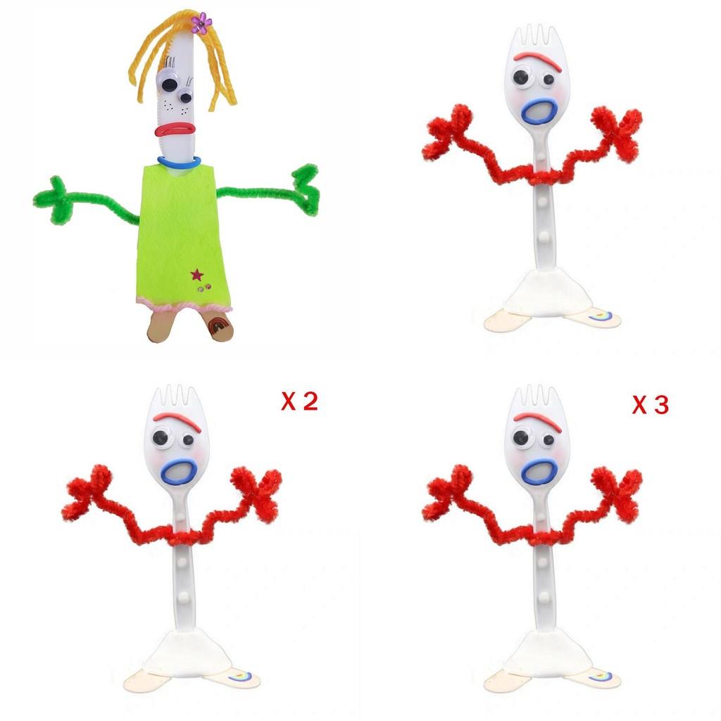 Toy Story 4 Criatividade Faça Seu Próprio Forky E Faca Kit Diy Para Diversão Sem Fim