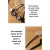 New Vintage Ceramic Spoon Handmade Long-Handle Coffee Scoop Coffee Whisk Afternoon Tea