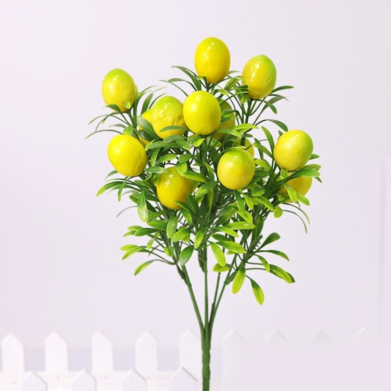 Realistic Plastic Foam Fruit Bouquets Indoor Decoration Flower Arrangement Centerpiece For Table Shelf Display
