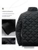 Men's Lightweight Korean Style Short Stand Collar Cotton Jacket - Autumn/Winter Trendy Outerwear