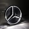 Pegatina de Coche Nueva 2025 Para Coche Mercedes Benz Logo Parrilla Delantera Luz Cara del Espejo Insignia LED Para Mercedes Benz W166 GLS350 AMG/GLS63
