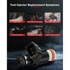4Pcs Powerful Performance 842-12282 FJ338 Fuel Injectors Compatible for 2001-2005 for Civic 2door Coupe 1.7L 2001-2005 for Civic 4door Sedan 1.7L,