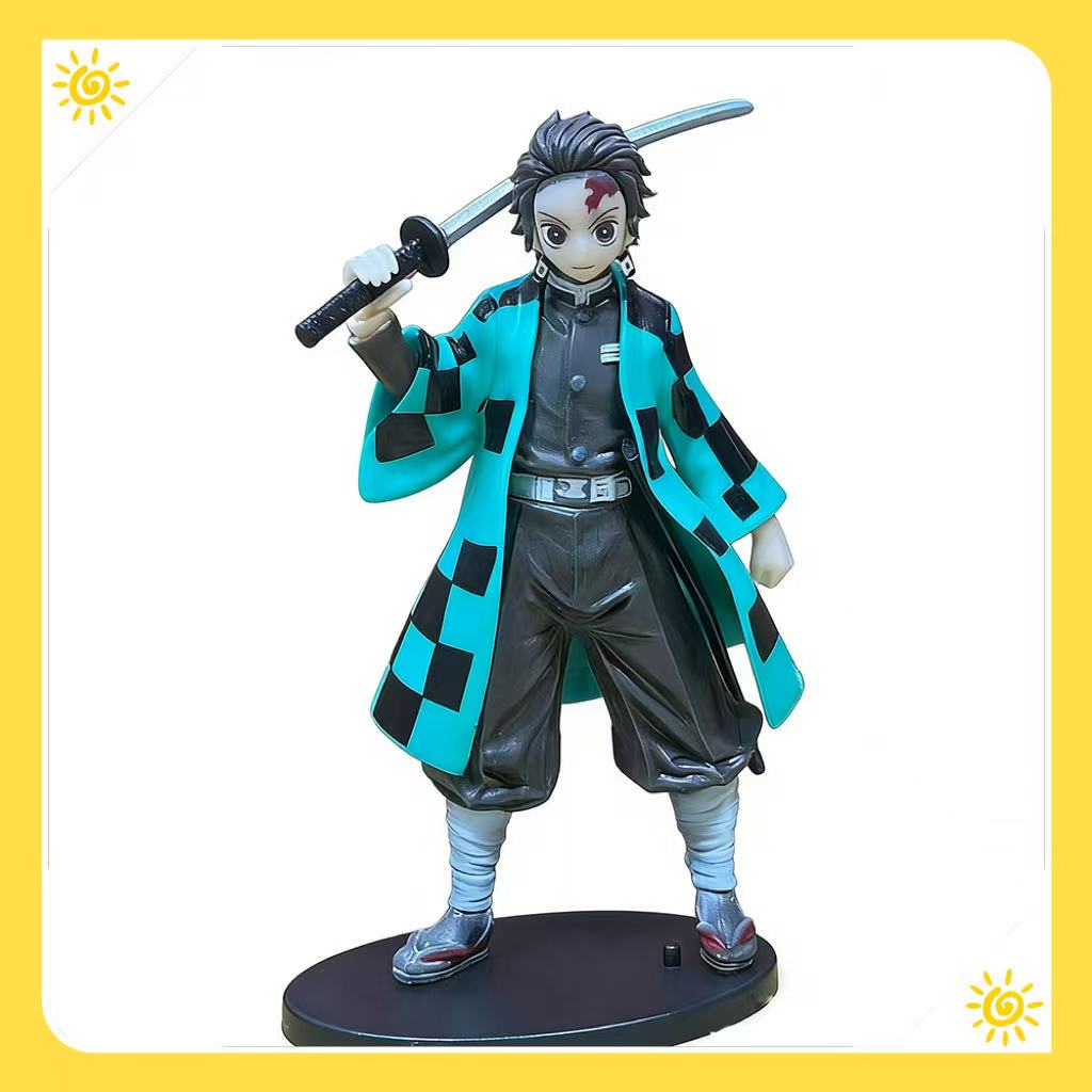 @ Anime Demon Slayer Kimetsu no Yaiba Figure Nezuko Tanjirou Mitsuri Shinobu Zenitsu Kyoujurou Action Figural Model Toy Gifts