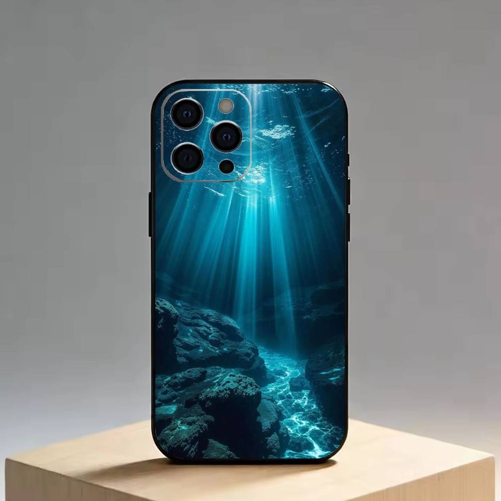 The Underwater World Texture   Phone Case Silicone Soft For IPhone 17 16 15 14 13 12 11 X XR Plus Pro Max Plus