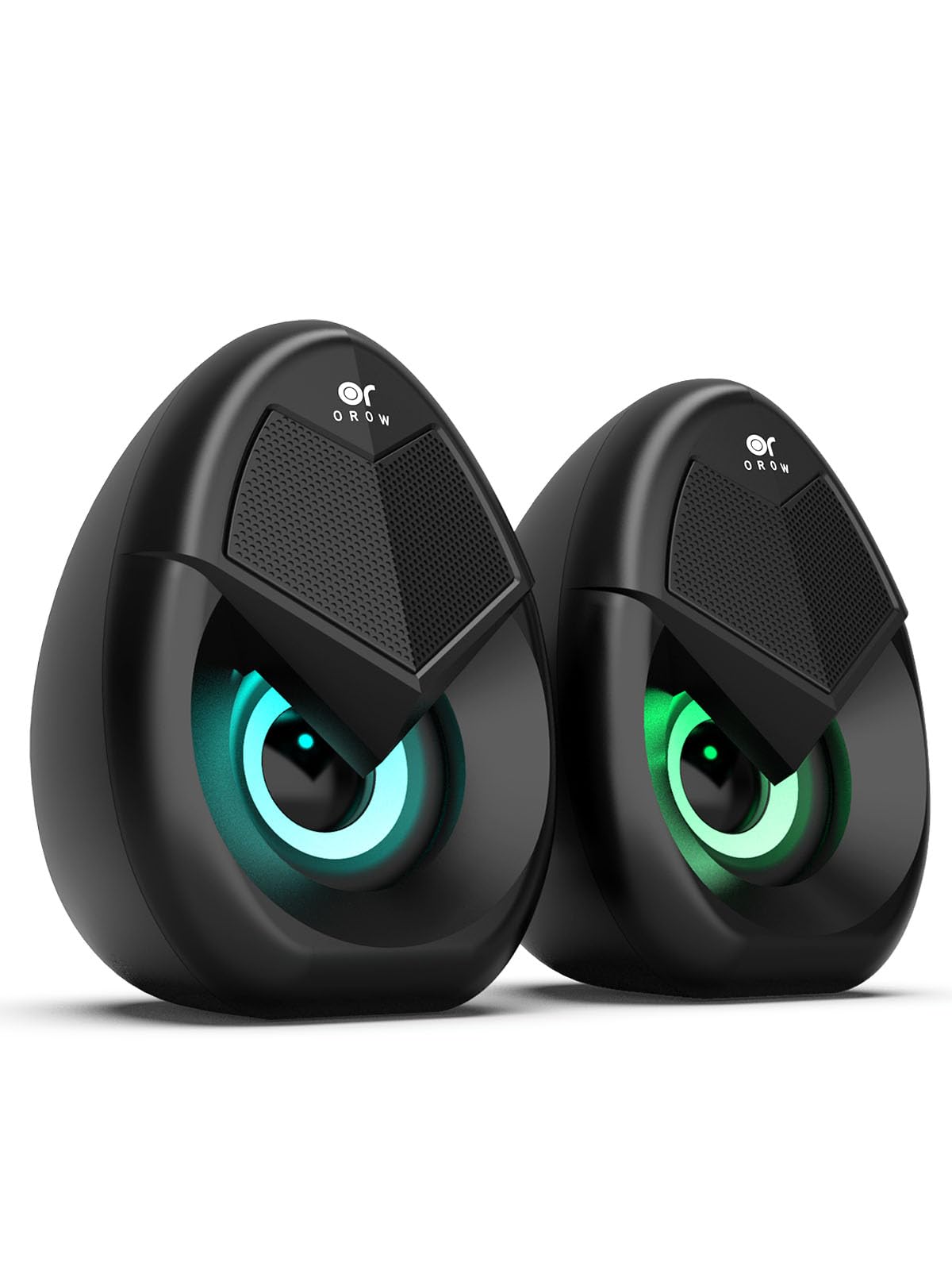 

Колонки для ПК OROW, Компактные стереоколонки для ПК, 2.0-канальные колонки мощностью 10 Вт с RGB-подсветкой, Мониторные колонки, ТВ-колонки, Игровые колонки (Маленькие компьютерные колонки)