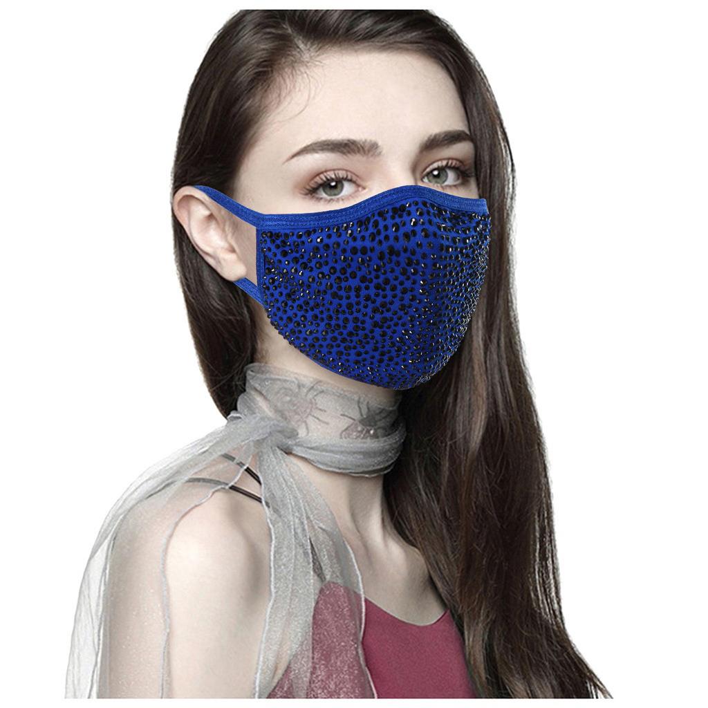 Adult Fashion Reusable Windproof Fog Haze Mask Diamond Mask for Women