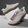 PU Leather Hiking Shoes Unisex Wide Toe Box Casual Sneakers Anti-slip Outdoor Trainers for Trekking Walking Plus Size 36-48