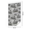 Vintage Locomotive Wallpaper in Front of Concrete in Vintage Style 50x1000