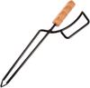 Feuerzange Holzkohlezange Metall Holz Grillzange Hitzebeständig Kohle Greifzange Outdoor Picknick Kaminzange