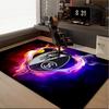 1PC Rug Club Crest Design Carpet, Chair Rug,Area Rug for Office Bedroom Living Rooms Bedroom, Doormat Decor Christmas Fan Gifts