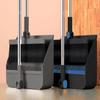 Large Soft Bristle Broom & Dustpan Set - Non-Stick Hair Cleaning, Two-Piece Sweeping Combo