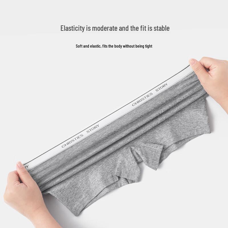 Christies Women's Seamless Cotton Boxer Briefs - 3 Pack