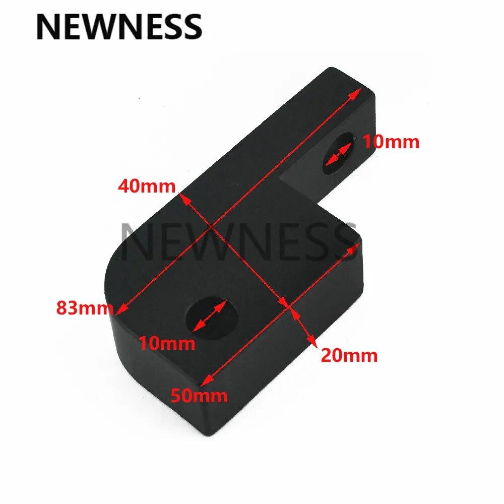 Motorcycle Aluminum Fairing Headlight Extension Block Black Fork Headlamp Relocation Bracket For Harley Dyna FXDL FXDF FXDB FXDW