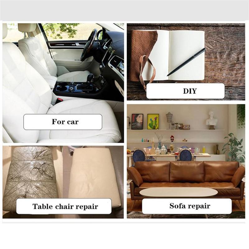Samolepicí kožená páska Kožená záplata na opravu sedadla pohovky Poškození pohovky Čalounická kůže